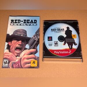Red Dead Revolver PS2 (DISC & MANUAL ONLY) Tested Working PlayStation 2 NO CASE